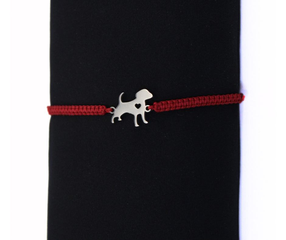 Armband Hund, silber