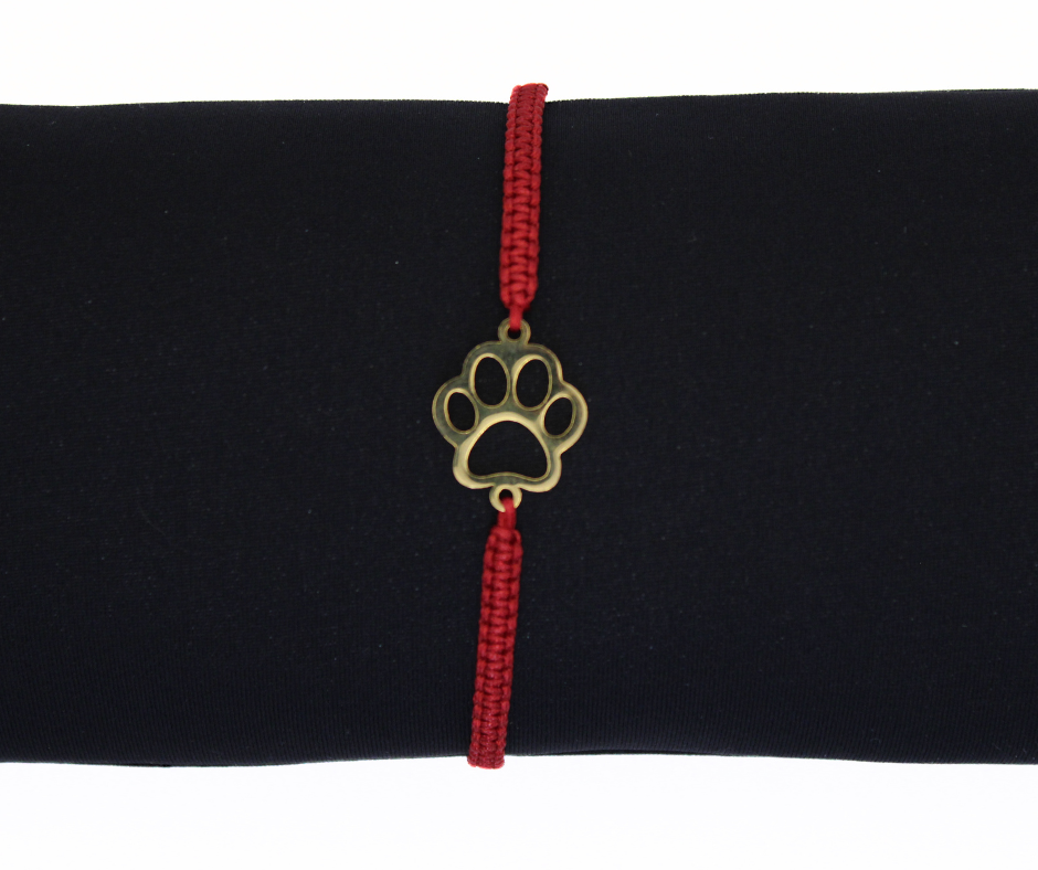 Armband, Pfote, gold