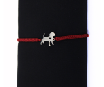 Armband Hund, silber